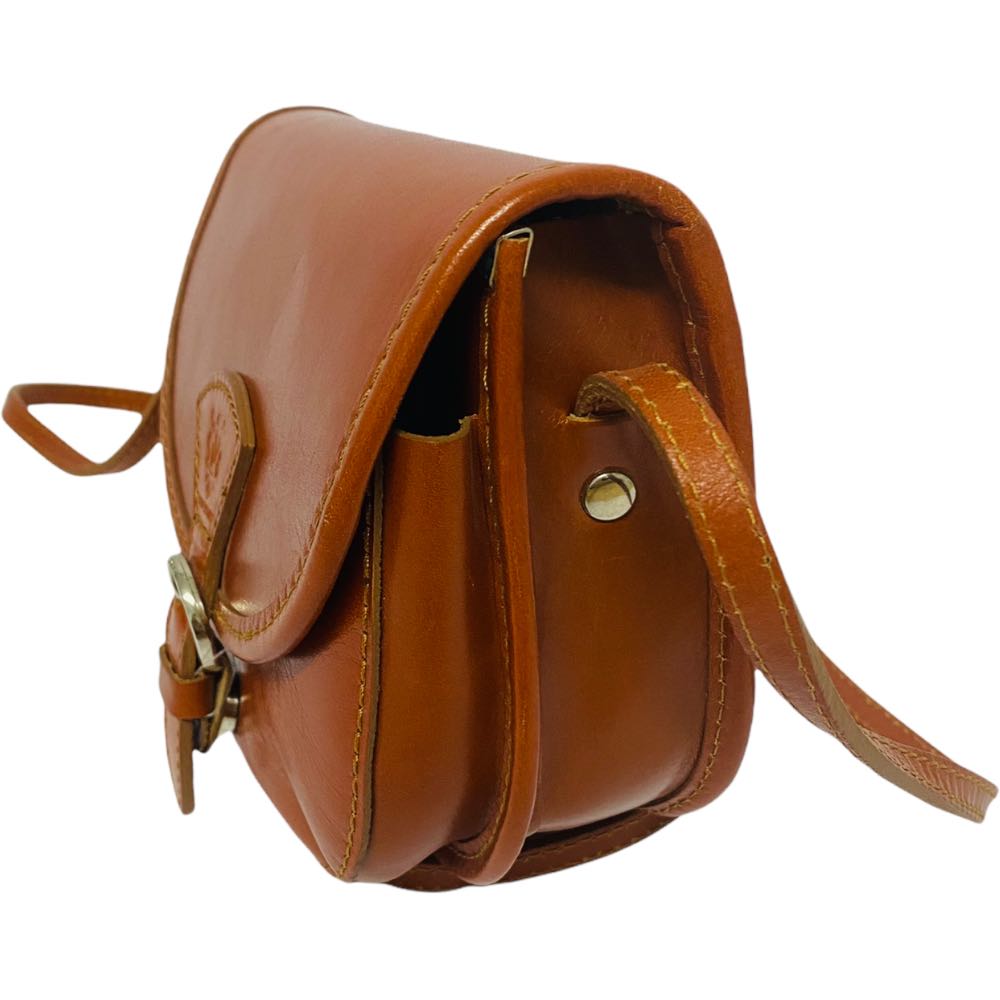 Leather crossbody purse - Vera Pelle 