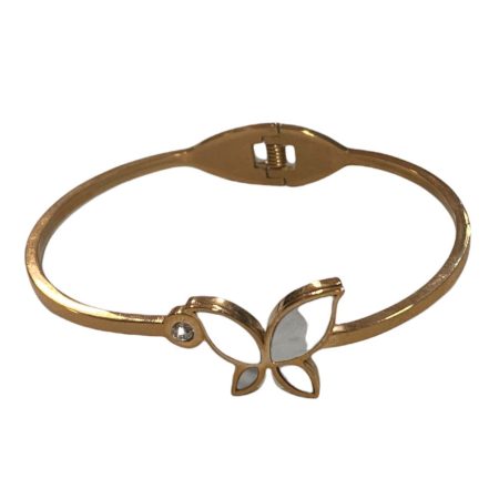 Βραχιόλι χειροπέδα με πεταλούδα