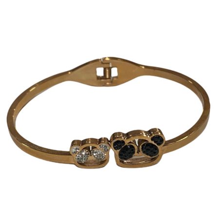 Βραχιόλι χειροπέδα με αρκουδάκια