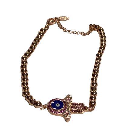 Ατσάλινο βραχιόλι χέρι Hamsa