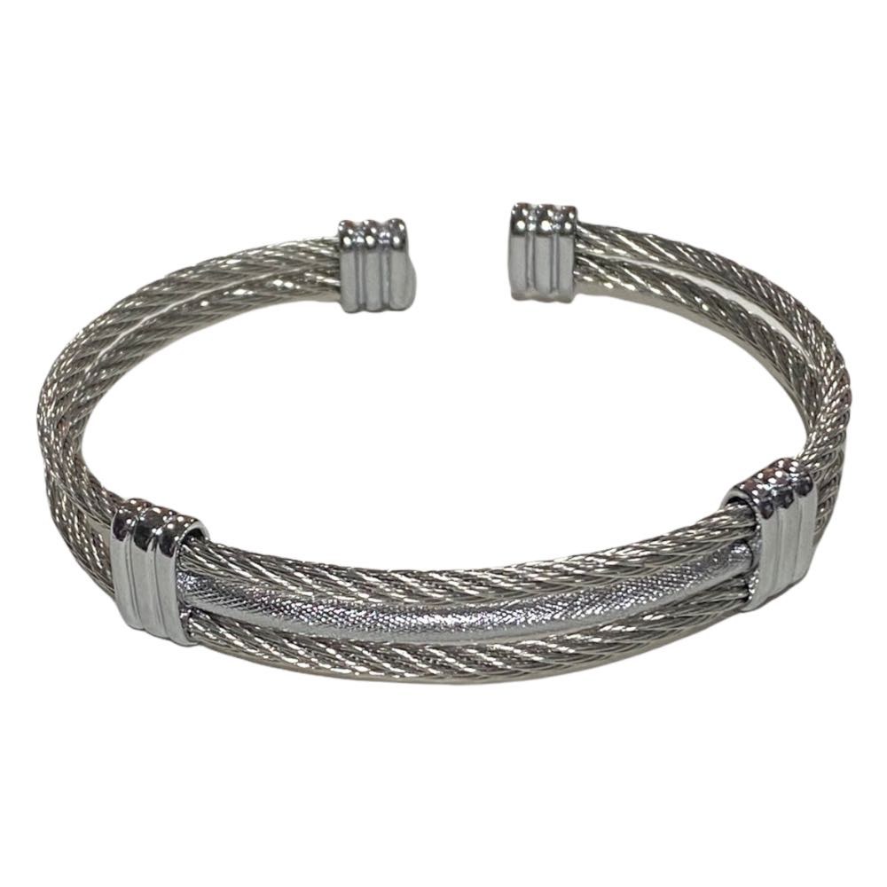 Real HandCuff Look With T- Bar Lock Men's Bracelet In 925 Solid  Sterling Silver | eBay