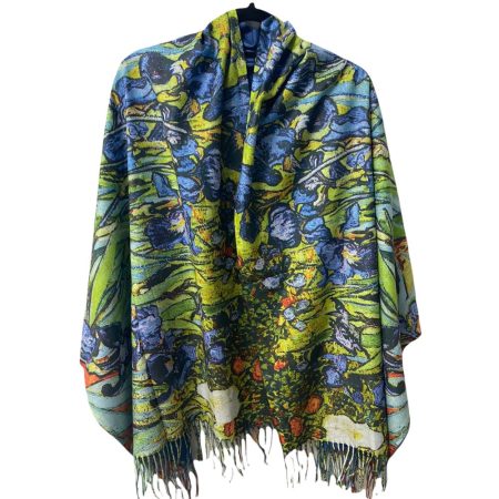 Cashmere stole Vincent van Gogh - Irises
