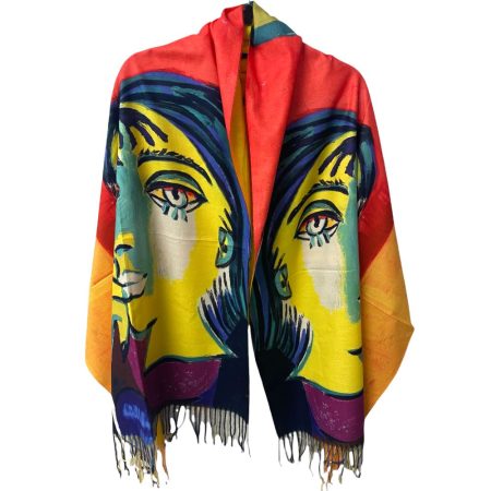 Cashmere stole Pablo Picasso - Portrait of Dora Maar