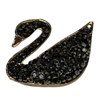 Swan lapel pin