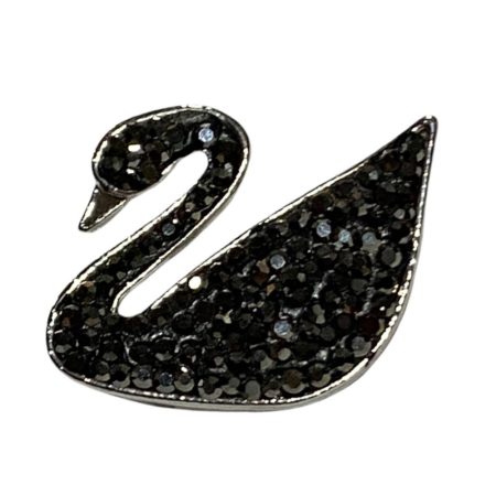 Swan lapel pin