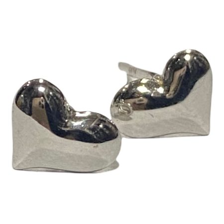 Silver stud earrings