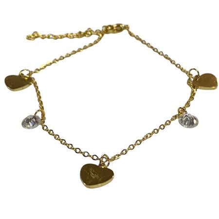 Stainless steel ankle bracelet