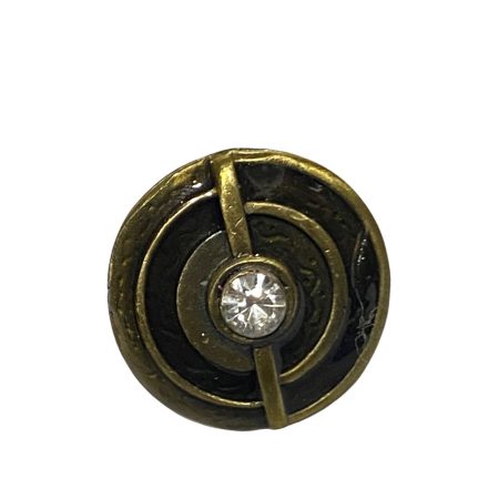 Μπρούτζινο δαχτυλίδι ανοιγόμενο με οβάλ σχέδιο