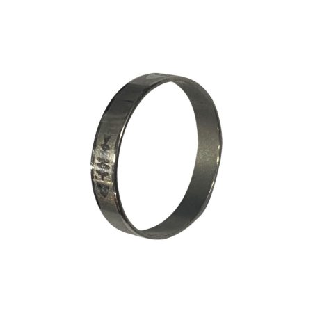 Ανδρικό ατσάλινο δαχτυλίδι με σχέδιο ψαροκόκαλο