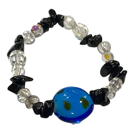 Handmade bracelet with semiprecious gemstones / xv0103