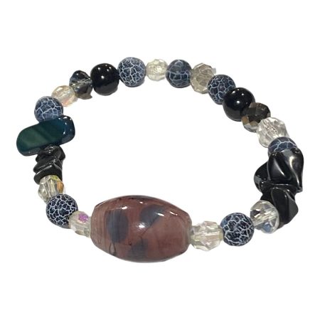 Handmade bracelet with semiprecious gemstones / xv0110