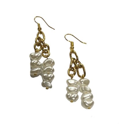 Σκουλαρίκια Χρυσό Μαργαριτάρι