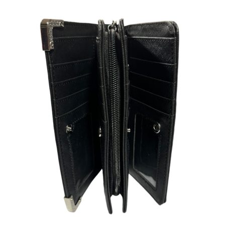 Γυναικείο πορτοφόλι σε μαύρο χρώμα