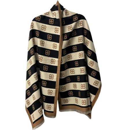 Εσάρπα διπλής όψης σε αποχρώσεις τριών χρωμάτων