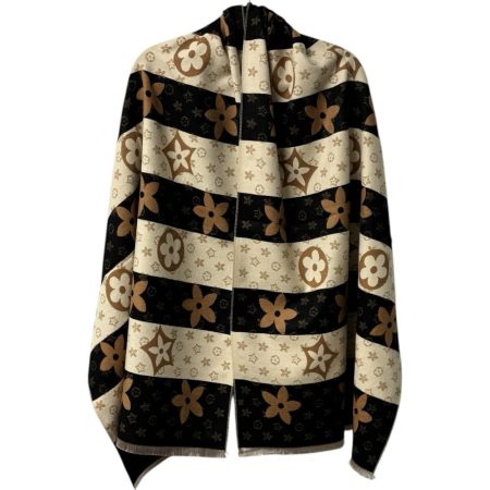 Εσάρπα διπλής όψης σε αποχρώσεις τριών χρωμάτων