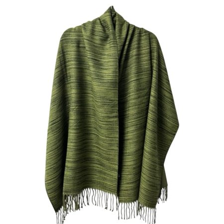 Εσάρπα με χρυσοκλωστή σε πράσινο χρώμα