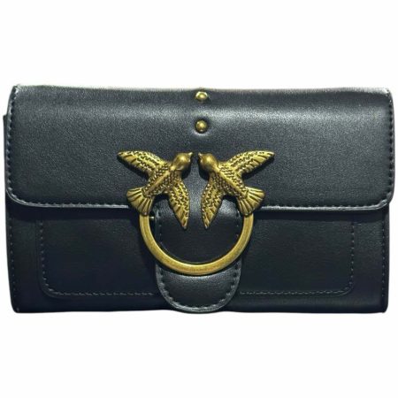 Μαύρο τσαντάκι με διακοσμητικό