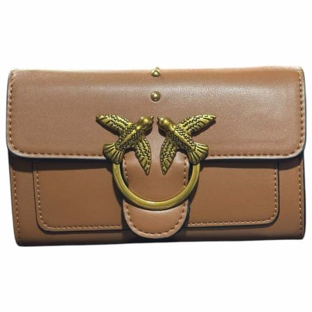 Καφέ τσαντάκι με διακοσμητικό